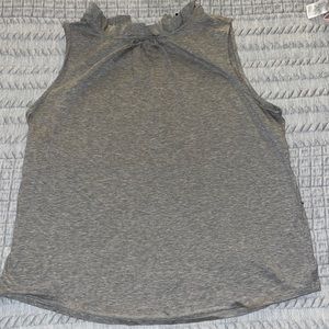 Ann Taylor Grey Sleeveless Blouse